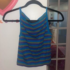 RALPH LAUREN STRIPED TANK TOP